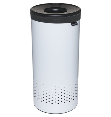 W&auml;schekorb, 35 L dunkelgrau weiss
