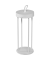 LED Tischlampe ATHENA wei&szlig; 3W 3000K Dimm. IP54 Color