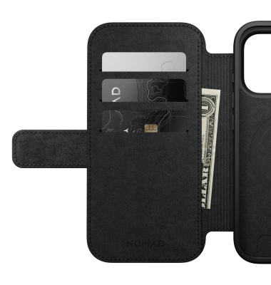 Modern Leather Folio iPhone 17 Pro Brown