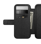 Modern Leather Folio iPhone 17 Brown
