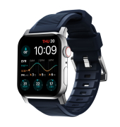 Rugged Strap Atlantic Blue Connector Silver 42444549mm