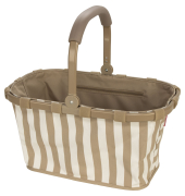 Carrybag summerstripes coffee