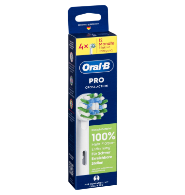 Aufsteckb&uuml;rsten Pro CrossAction 4er