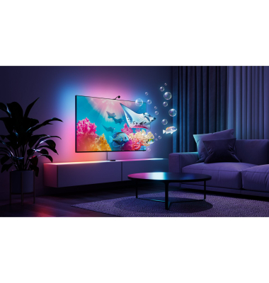 4D V2 Screen Mirror + Light Strip Kit for 65 165 cm