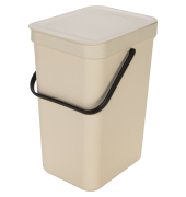 Sort & Go Abfallbeh&auml;l. Soft Beige 12 L