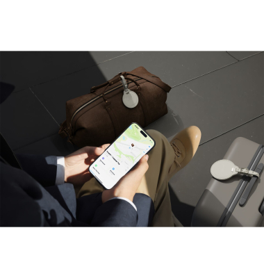 Vegan-Leather FindAll Luggage Tag Sand