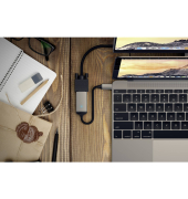 Type-C zu VGA Adapter space gray