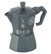 Espressokocher 9075, grau/silber, 3 Tassem