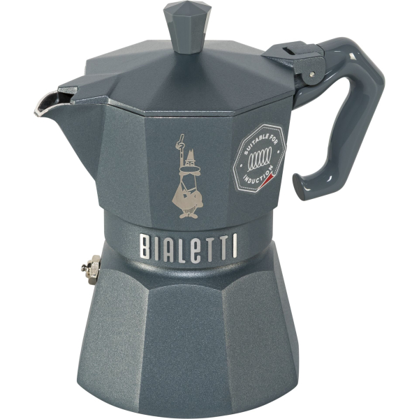 Bialetti Espressokocher 9075, grau/silber 8006363078245 Bialetti