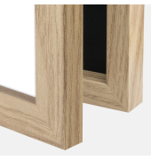 London Box Natural MRN82 Holz Rahmen Innenma&szlig; 14x21,5cm