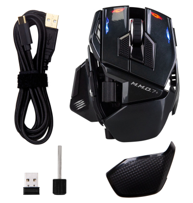 M.M.O. 7+ Black Wireless Gaming Mouse