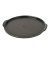 Pizzastein 37 cm geriffelt FusainKohle