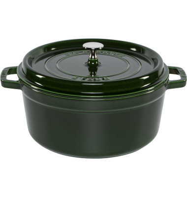 La Cocotte 26cm rund basilikumgr&uuml;n, Gusseisen