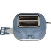 Sous Chef Toaster mit klappbaren Zangen, navy blue