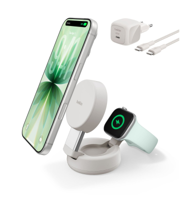 UltraCharge 25W Qi2 magn. 2-in-1 Lad.verst.sand WIZ043kqSD
