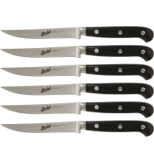 Adhoc Glossy Black Steak Set 6-tlg.