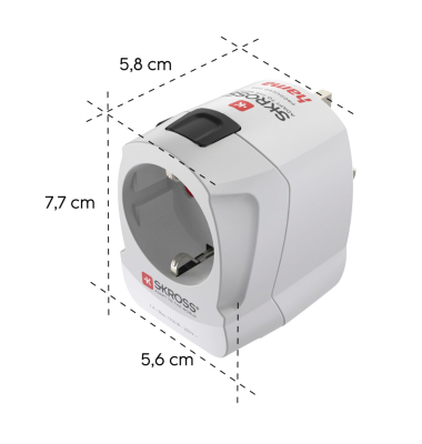 Weltreiseadapter ProLight 0PD, 3-polig, 30 W