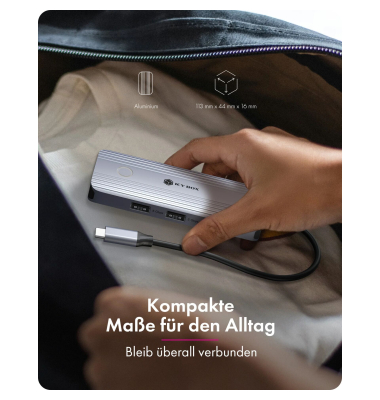 Spade Dock 4081 5-in-1 Reise-DockingStation