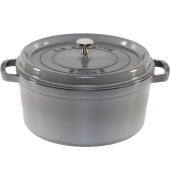 La Cocotte 28cm rund, graphitgrau, Gusseisen