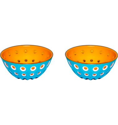 Le Murrine Set 2 Schalen 12 cm BlueOrange