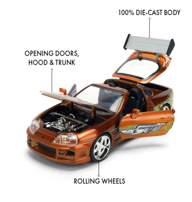 Fast & Furious Anniv. Toyota Supra 1:24 9337703314R20