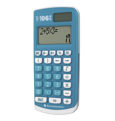 Schulrechner TI-106 II blau, Solar