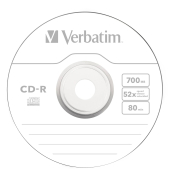 1x10 Verbatim CD-R 80 700MB 52x Speed Extra Protection CB