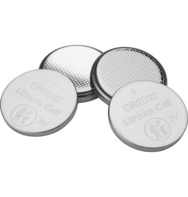 1x4 Verbatim CR 2032 Lithium Batterie 49533