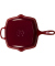 Grillpfanne Gusseisen Quad. Kirschrot 26 cm