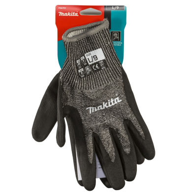 Schnittschutzhandschuhe, grau/schwarz