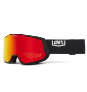 100percent SNOW - SNOWCRAFT XL Goggle Black Red ML Mirror