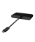 USB-C auf Gigabit-Ethern. HDMIVGAUSB-A-Adapter, schwarz