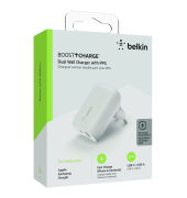 BOOST Charge 37W Duallad. USB-C 25W PD + USB-A WCB007vfWH