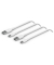 1x2 Belkin USB-CUSB-A PVC Kabel 1m, Doppelp.wei&szlig; CAB001bt1MWH2PK