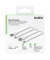 1x2 Belkin USB-CUSB-A PVC Kabel 1m, Doppelp.wei&szlig; CAB001bt1MWH2PK