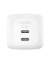 Ladeger&auml;t Dual USB-C 50W PD PPS+1m Kabel WCH019kq1MWH-B6