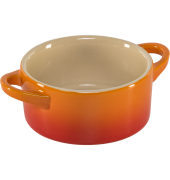 4x1 Le Creuset Mini Braeterset m.Deckel 10x5cm ofenrot