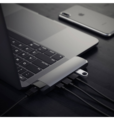 Type-C Pro Hub 4K HDMI with Ethernet space gray