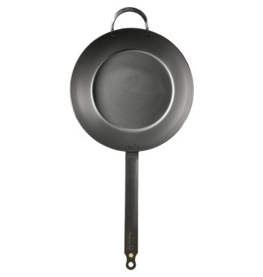 Bauernpfanne tief Stahl Mineral Bienenwachs 32cm
