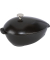 Muscheltopf 25 cm schwarz