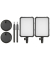 PL24 Vario 2Kit Desktop-Beleuchtungs-Set
