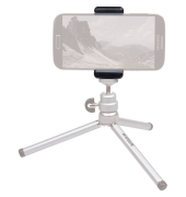 Smartphone-Halter schwarz mit 2 Stativgewinden 6015