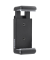 Smartphone-Halter schwarz mit 2 Stativgewinden 6015