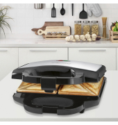 ST 3778 schwarz-inox 2 fach Sandwichtoaster
