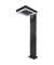 LED Solar Stehleuchte Square schwarz 2023001400