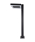 LED Solar Stehleuchte Square schwarz 2023001400