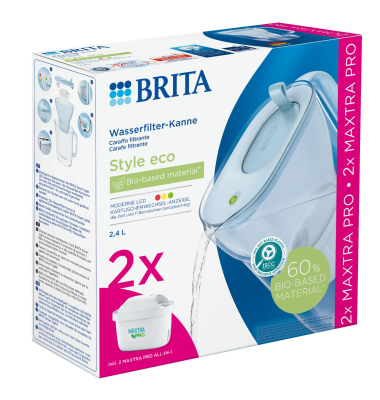 Style eco gletscherblau inkl. 2 MAXTRA PRO All-in-1