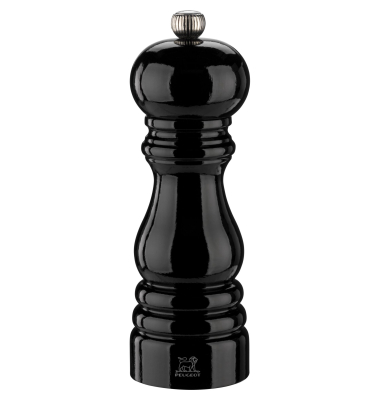 Paris Salzm&uuml;hle 18 cm Buchenholz schwarz lackiert