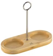 Linea Bambus M&uuml;hlen- untersetzer 17cm natur
