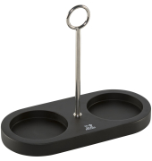 Linea Bambus M&uuml;hlen- untersetzer 17cm mattschwarz